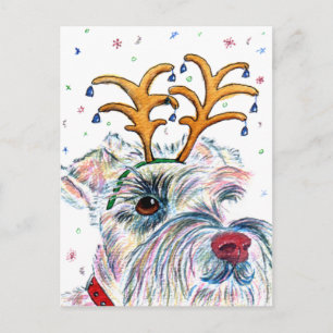 Cartes postales de Holiday Schnauzer