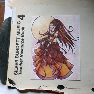 Cartes postales de la danseuse du ventre d'automne