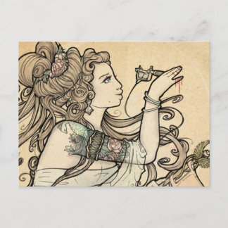 Cartes postales de la déesse tatouée