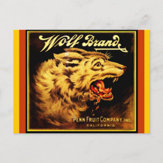 Cartes postales de la marque vintage Wolf Cali cit