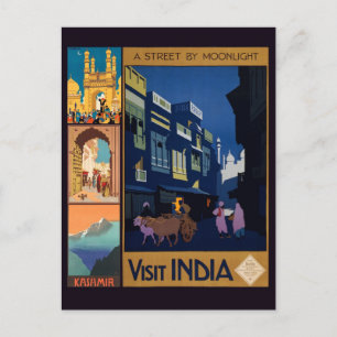 Cartes postales de l'affiche India Travel