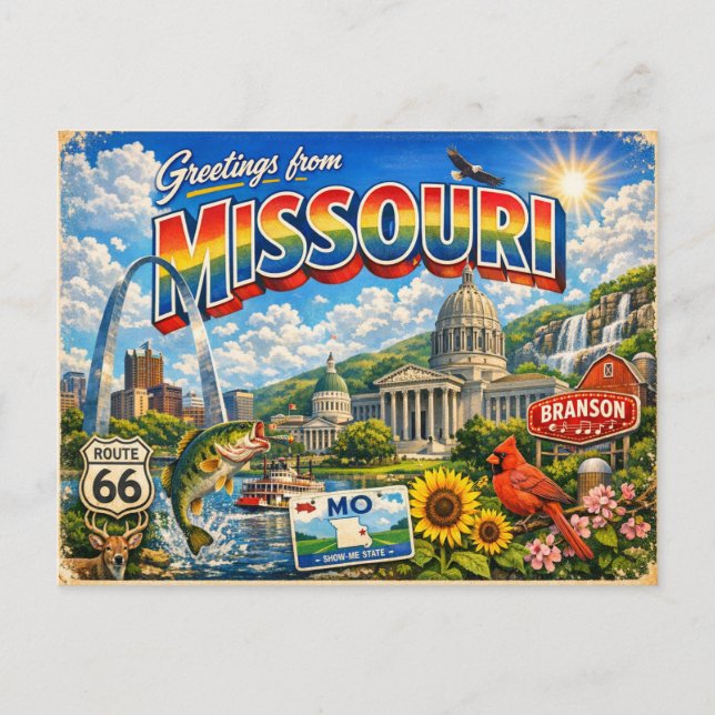 Cartes postales de l'État  (Devant)