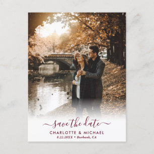 Cartes postales de mariage photo bordeaux pour ann
