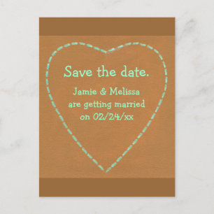 Cartes postales de mariage pour réserver la date,