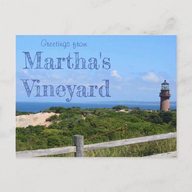 Cartes postales de Martha's Vineyard (Devant)