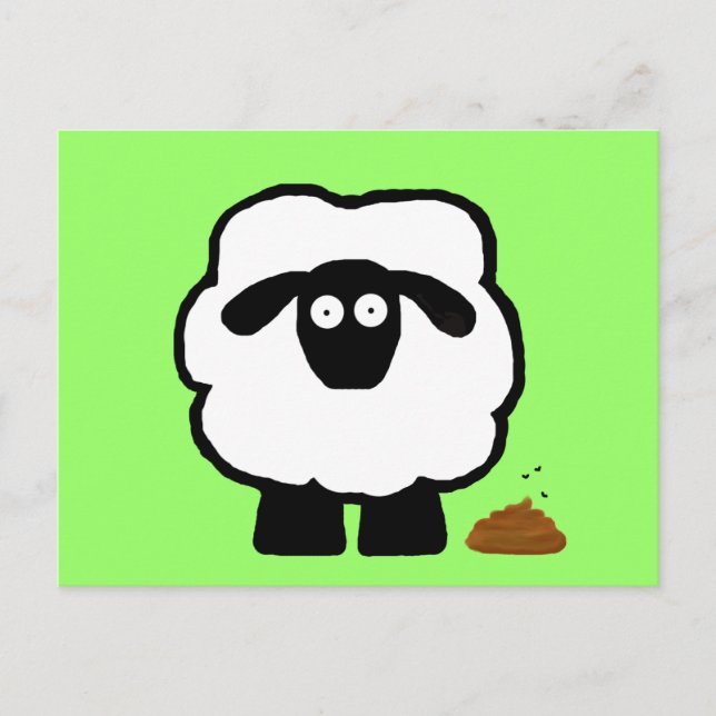 Cartes postales de mouton vides (Devant)