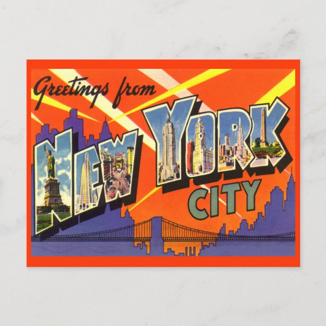 Cartes postales de New York City (Devant)