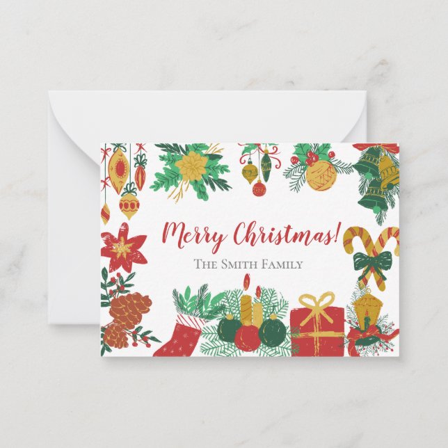 Cartes postales de Noël (Dos)