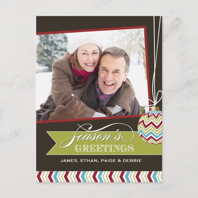 Cartes postales de Noël Classy (Devant)