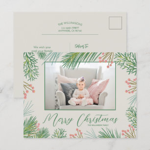 Cartes postales de Noël de Berries Pines