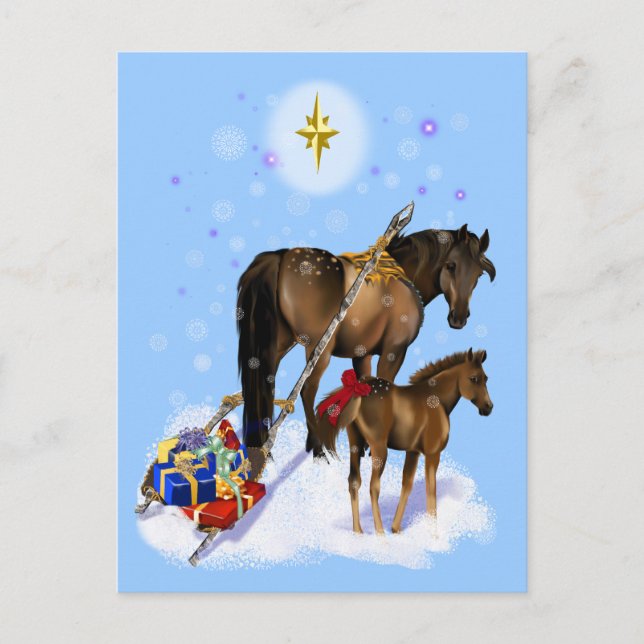 Cartes postales de Noël et de bébé (Devant)