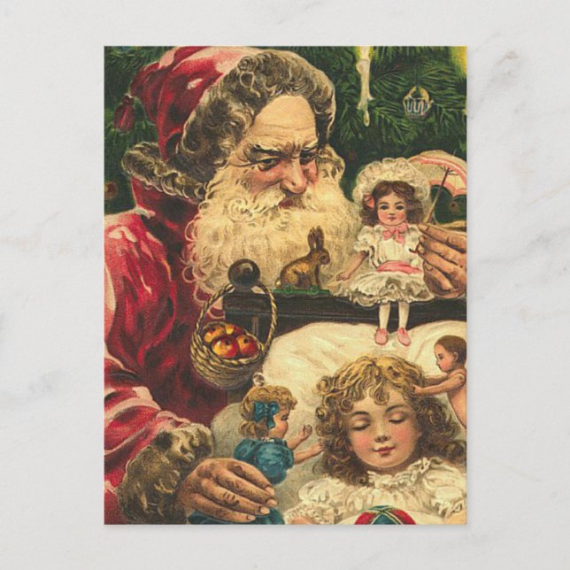 Cartes postales de Noël Père Noël (Devant)