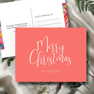 Cartes postales de Noël personnalisables Moderne