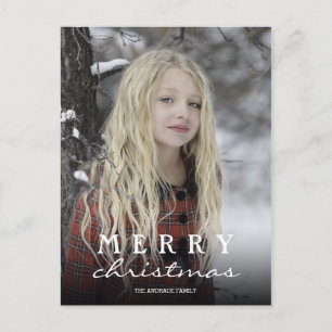 Cartes postales de Noël personnalisées avec photos