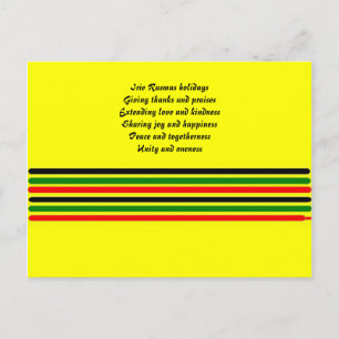 cartes postales de noël rasta-irie rasmas