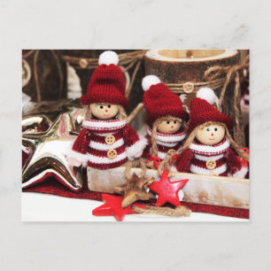 Cartes postales de Noël - Vierge sur le dos