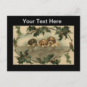 Cartes postales de Noël vintages et colorées