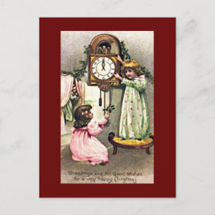 Cartes postales de Noël vintages et colorées