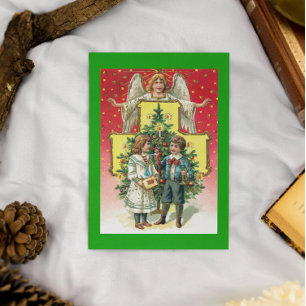 Cartes postales de Noël vintages et colorées