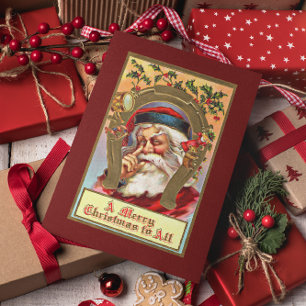 Cartes postales de Noël vintages et colorées