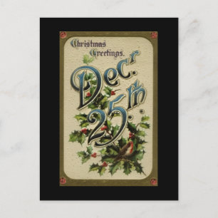 Cartes postales de Noël vintages et colorées