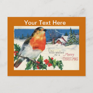 Cartes postales de Noël vintages et colorées