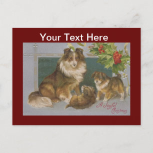 Cartes postales de Noël vintages et colorées