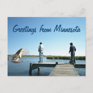 Cartes postales de pêche amusantes
