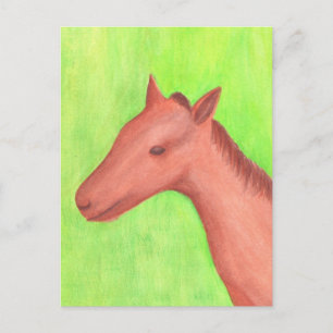Cartes postales de peinture à l'aquarelle pour che