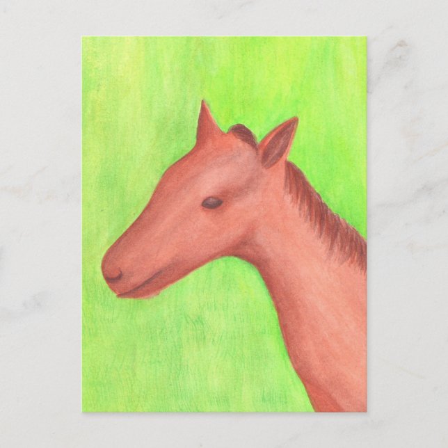 Cartes postales de peinture à l'aquarelle pour che (Devant)