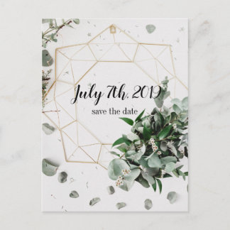 Cartes postales de pré-annonce de mariage à motif 