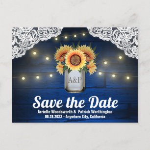 Cartes postales de préavis de mariage en bois de j