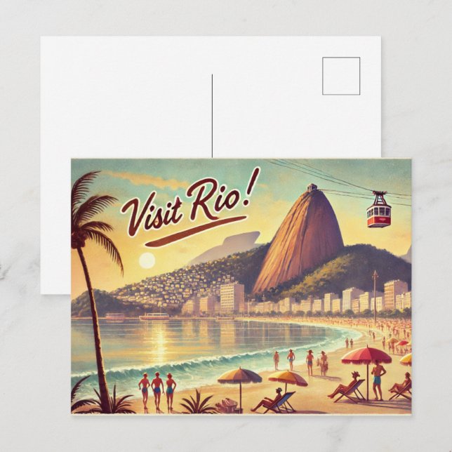 Cartes postales de Rio de Janeiro (Devant / Derrière)