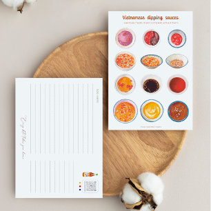 Cartes postales de sauces pour tremper vietnamienn