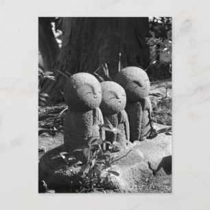 Cartes postales de statues Jizo, temple Hase : Kam