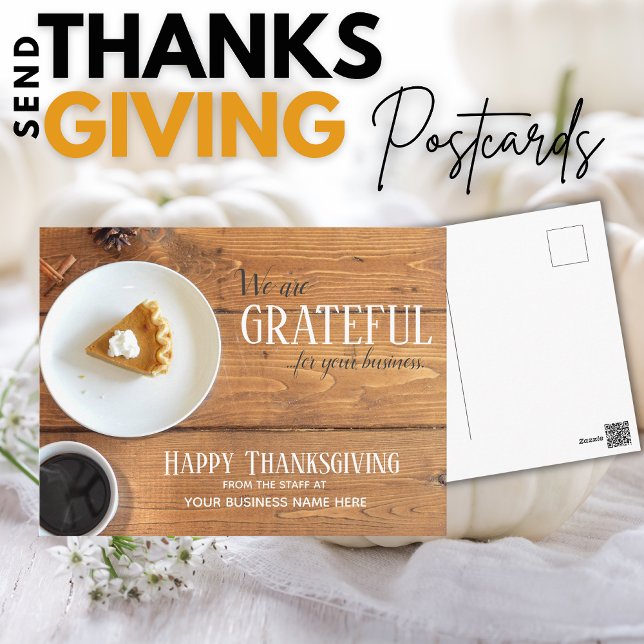 Cartes postales de Thanksgiving - Thème de la rest (Créateur téléchargé)