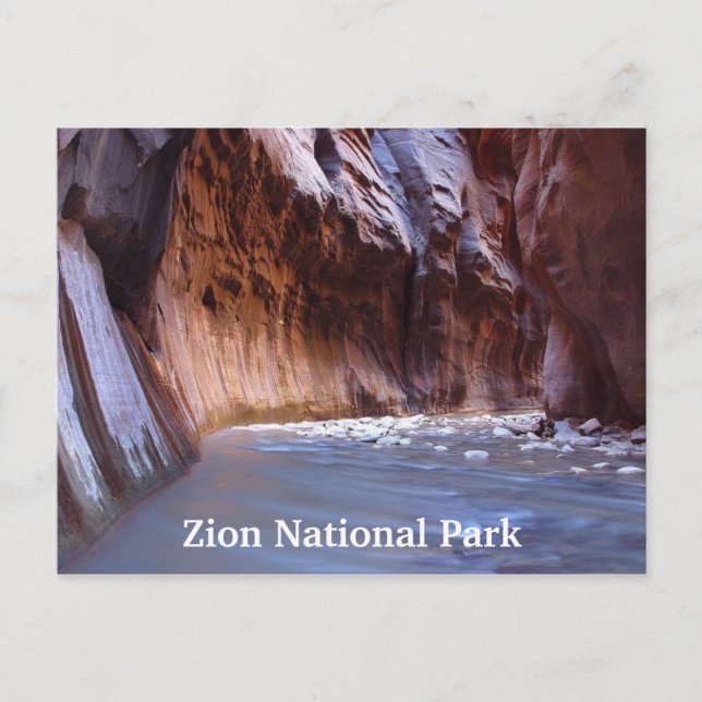 Cartes postales de voyage du parc national de Zion (Devant)