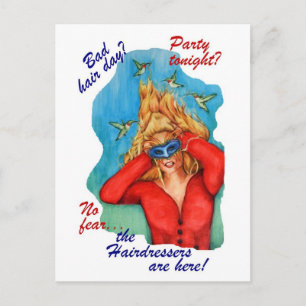 Cartes postales des coiffeurs