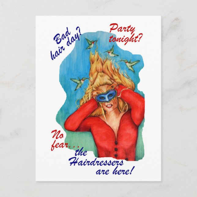 Cartes postales des coiffeurs (Devant)