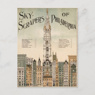 Cartes postales des gratte-ciel de Philadelphie