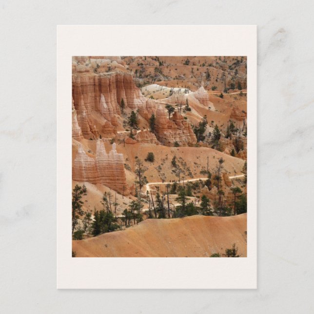 Cartes postales des sentiers de Bryce Canyon (Devant)