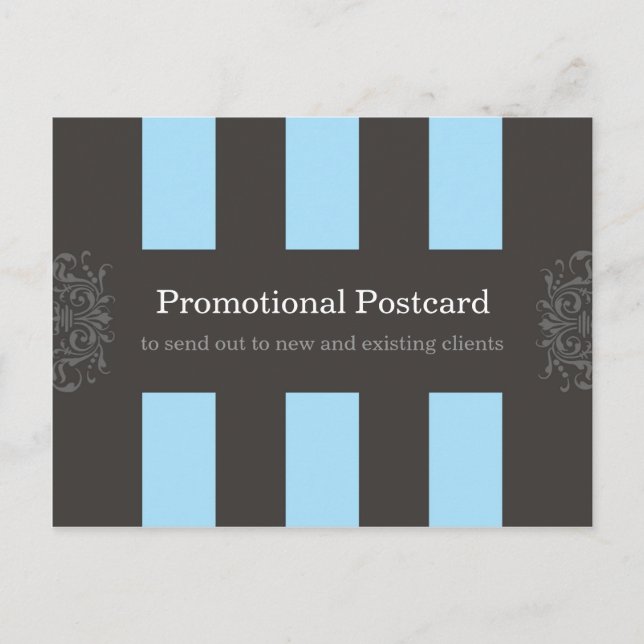 cartes postales > design d'intérieur [bleu] (Devant)