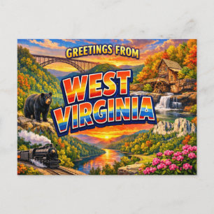 Cartes postales d'État "Salutations" 