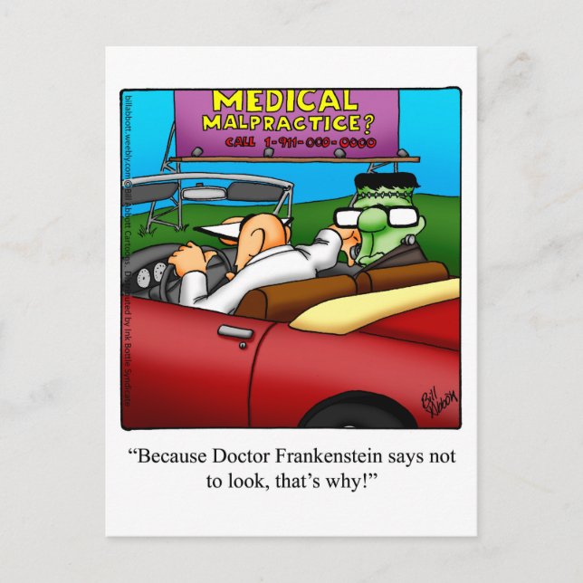 Cartes postales d'humour d'Halloween "Spectickles" (Devant)