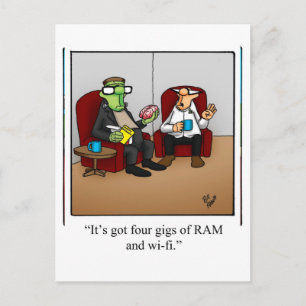 Cartes postales d'humour d'Halloween "Spectickles"