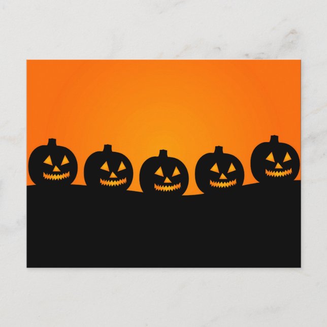 Cartes postales d'illustration d'Halloween (Devant)