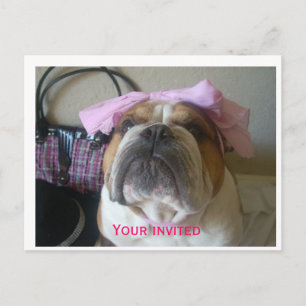 Cartes postales d'invitations d'anniversaire