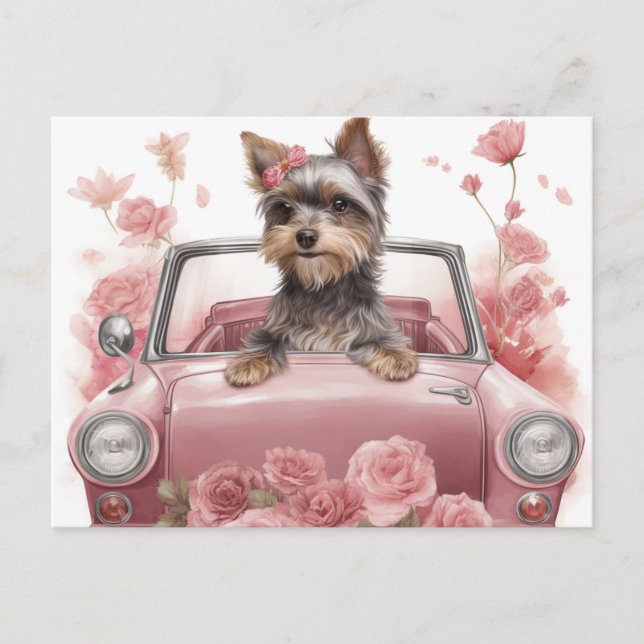Cartes Postales Dog Yorkshire (Devant)