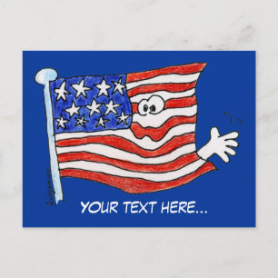 Cartes postales Drapeau Américain