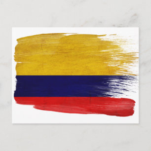 Cartes postales drapeau Colombie